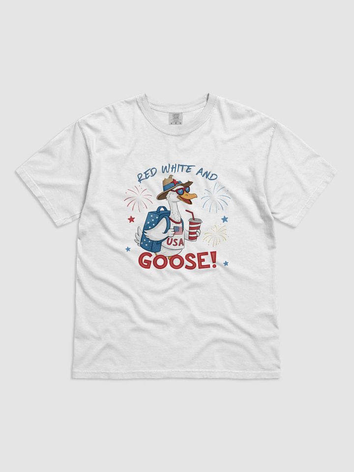 Funny Patriotic Goose USA T-Shirt product image (1)