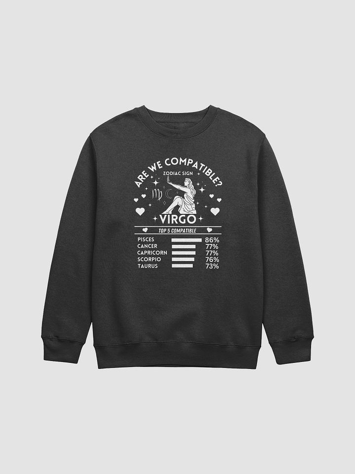 Virgo Zodiac Sign Romantic Compatibility - Lane Seven Premium Crewneck Sweatshirt product image (2)