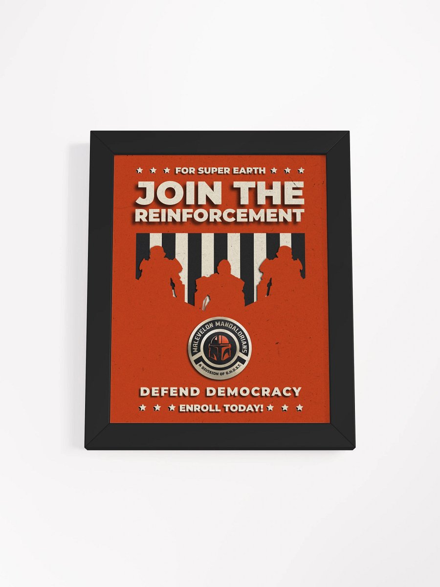 Malevelon Mandalorians Recruitment Poster #2 product image (2)