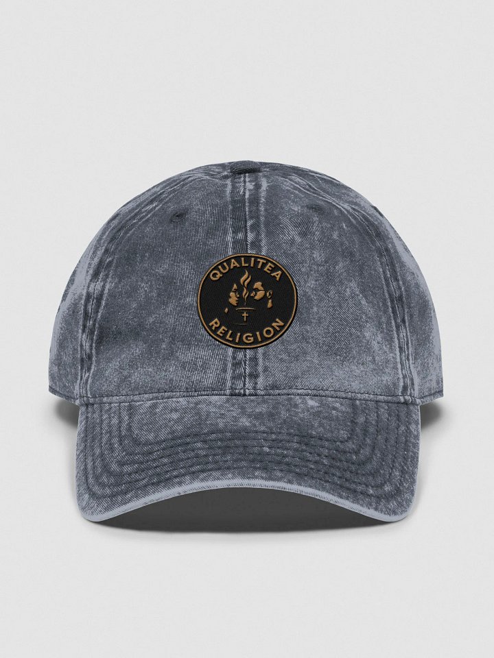 QualiTEA Religion Collection — Washed Denim Dad Hat product image (4)