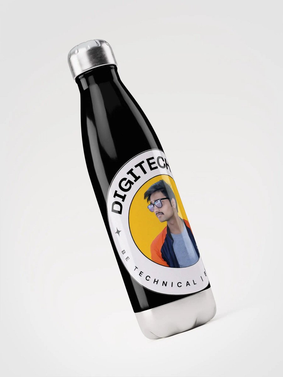 Tech-Savvy Stainless Steel Water Bottle | Digitech Sir Branded Bottle product image (3)