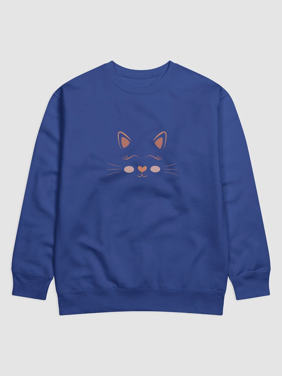 Adorable Cat Design Cotton Heritage Premium Sweatshirt product image (29)