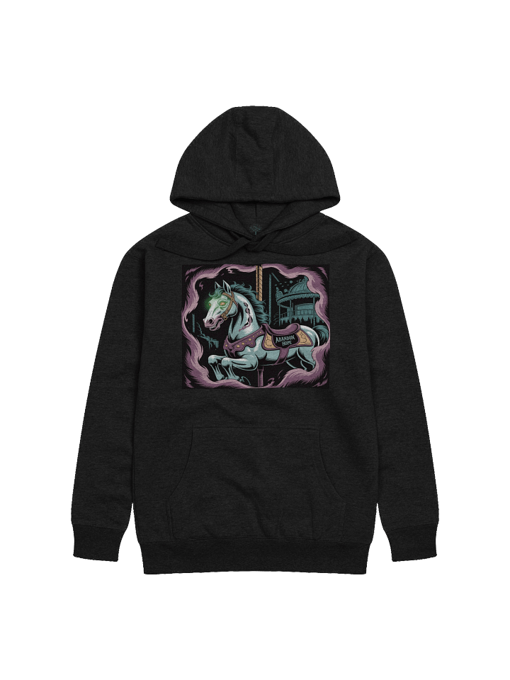 Abandon Hope Hoodie - Eerie Abandoned Carousel Horse Gothic Design Unisex Premium Sweatshirt | TDS Music Exclusive Apparel product image (5)