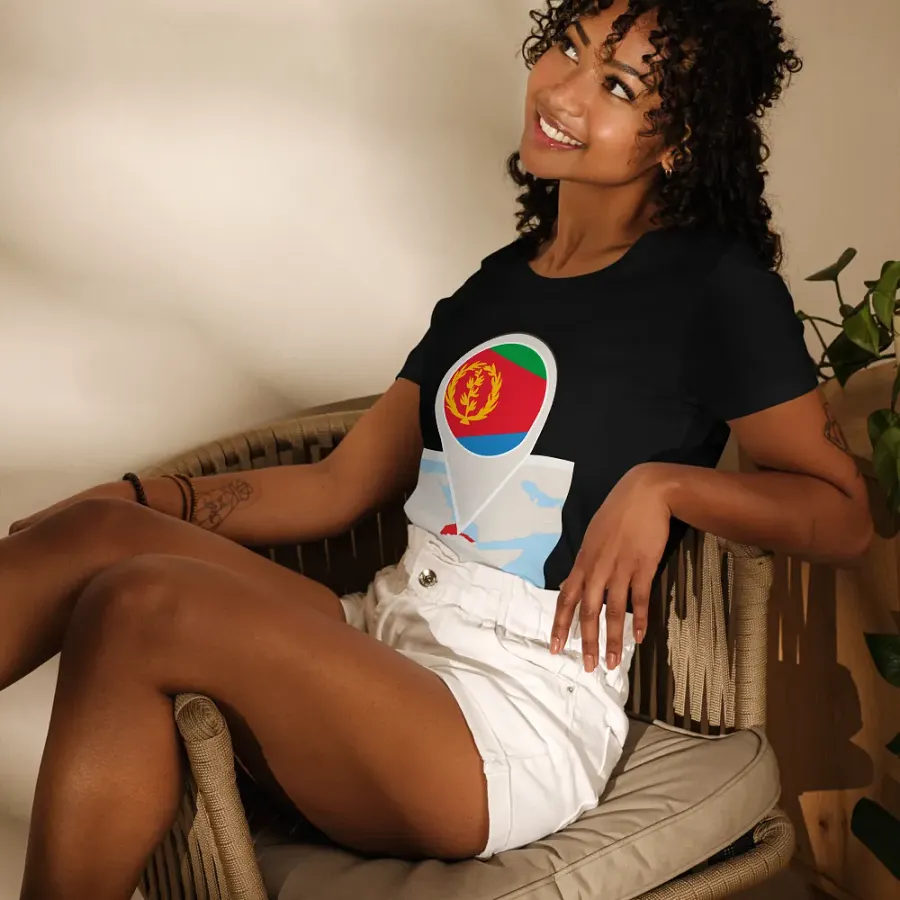 Eco-Friendly Flag Pin Women's Tee product image (9)