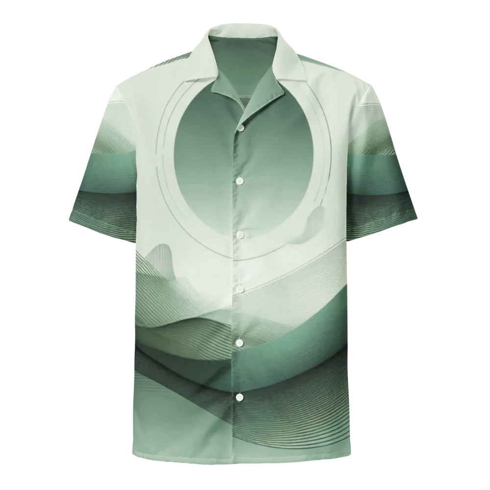 Men's Full-Print-9 Green Hawaiian Shirt product image (1)