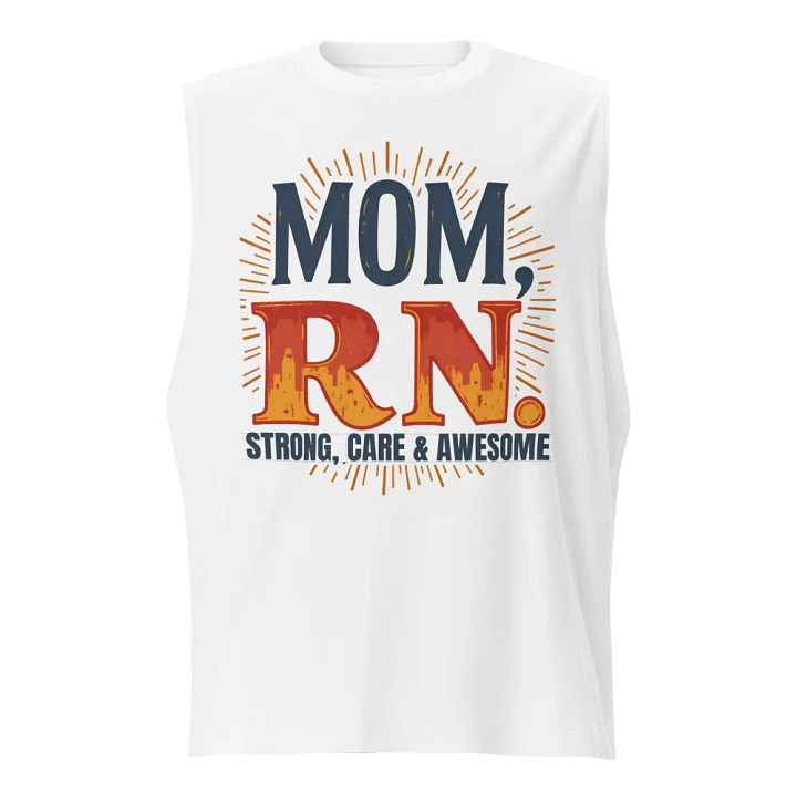 Radiant Mom RN Muscle Tank product image (1)