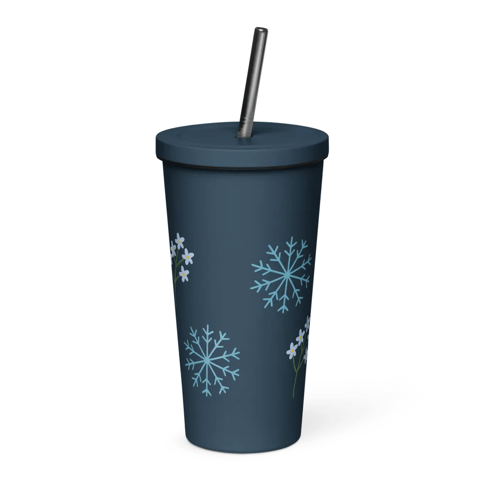 Blossoming Snowflake Insulated Tumbler product image (1)