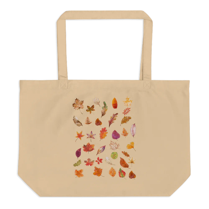 Autumn Leaves Collage Jumbo Tote Bag product image (1)