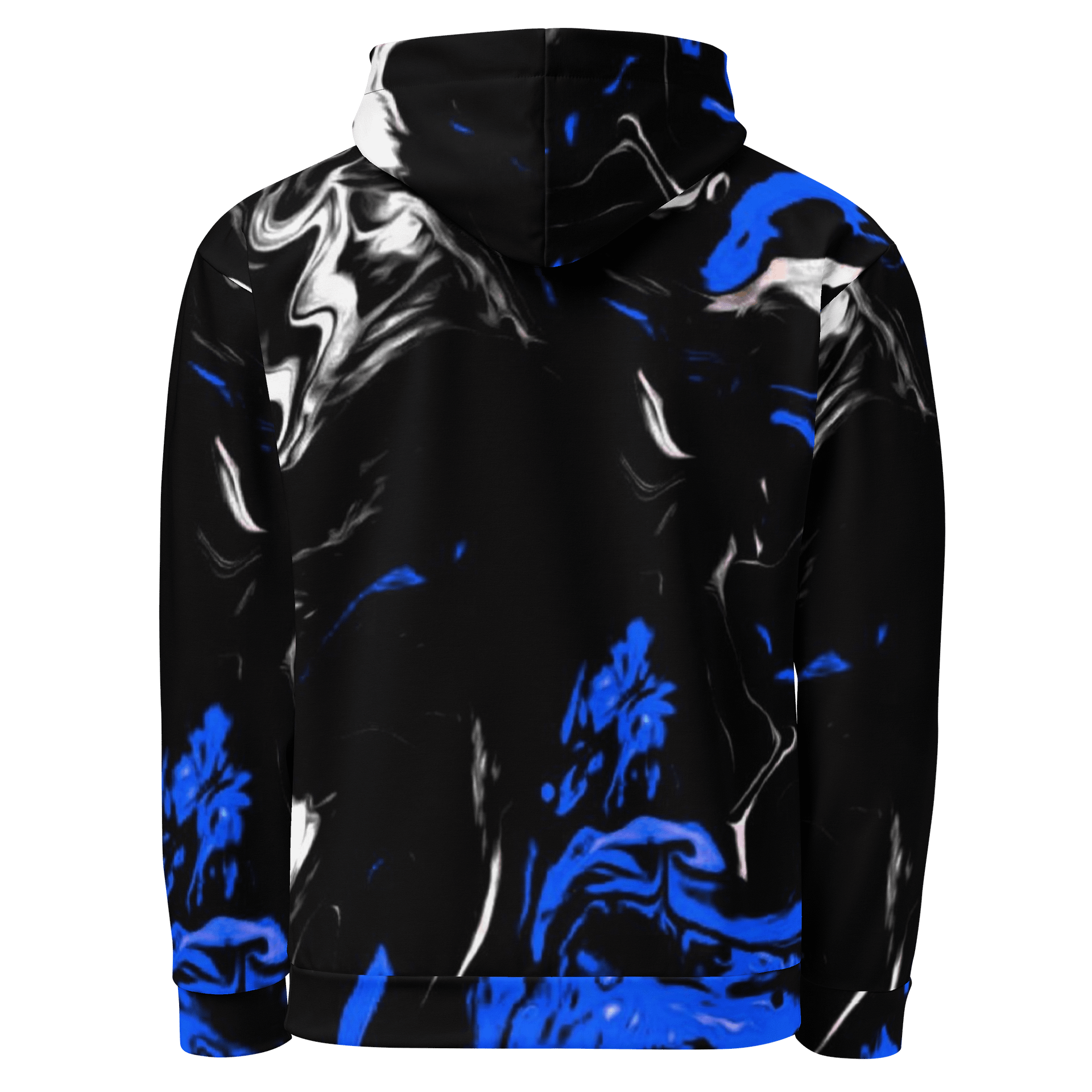 Marbled Monochrome Unisex Hoodie product image (4)