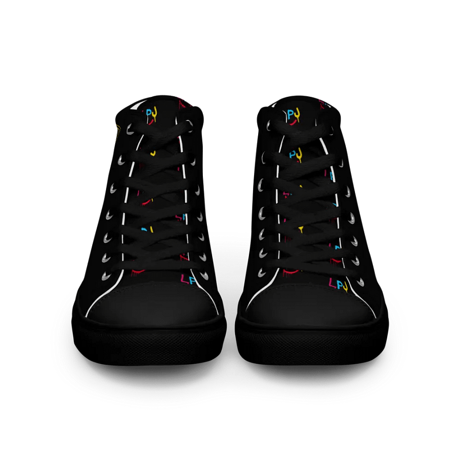 LPJ Black Canvas Hi-Top Shoes product image (5)