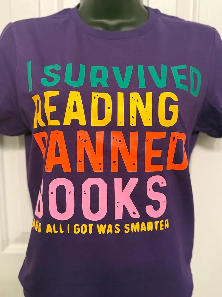I Survived Reading Banned Books tshirt product image (1)
