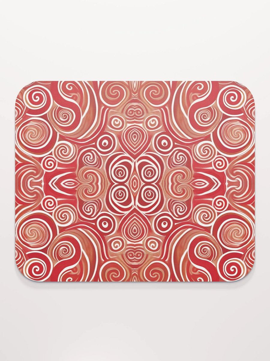 Funky Cherry Liquid Swirls Tie-Dye Classic Mouse Pad product image (3)