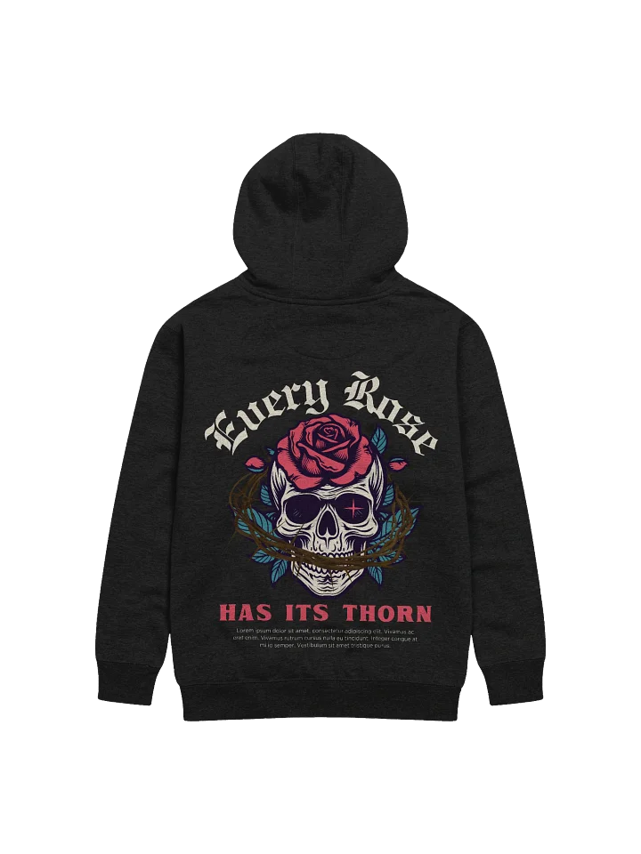 Thorned Rose Skull Hoodie product image (2)