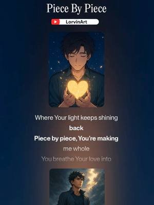 Piece by Piece - LorvinArt 🌌 When the rhythm meets revelation 🎶 This is more than music — it’s a nightcore remix made to lift your spirit, calm your mind, and remind you that God’s love is louder than the noise of the world. Every beat, every lyric, every glow in this video is a reflection of faith in motion 💫 Whether you’re studying, praying, or just vibing, let this Christian nightcore mix remind you that even in the chaos, God is in control. 🙏 You are chosen. You are loved. You are never alone. ✨ Let’s make Christian nightcore a movement — spreading light through sound 🌙 #nightcore #ChristianNightcore #music #nightcoreworship #nightcoreanime
