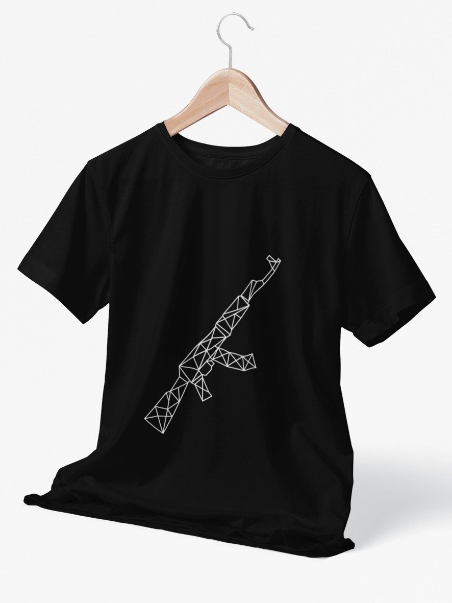AK-47 illusion T-shirt product image (3)