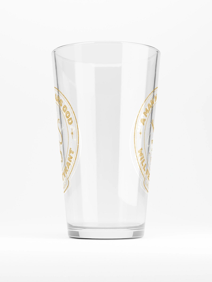 Fear No Tyrant pint glass product image (2)