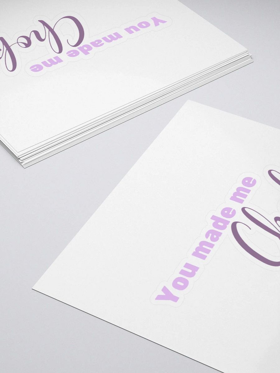 You made me choke, quote sticker, pink product image (10)