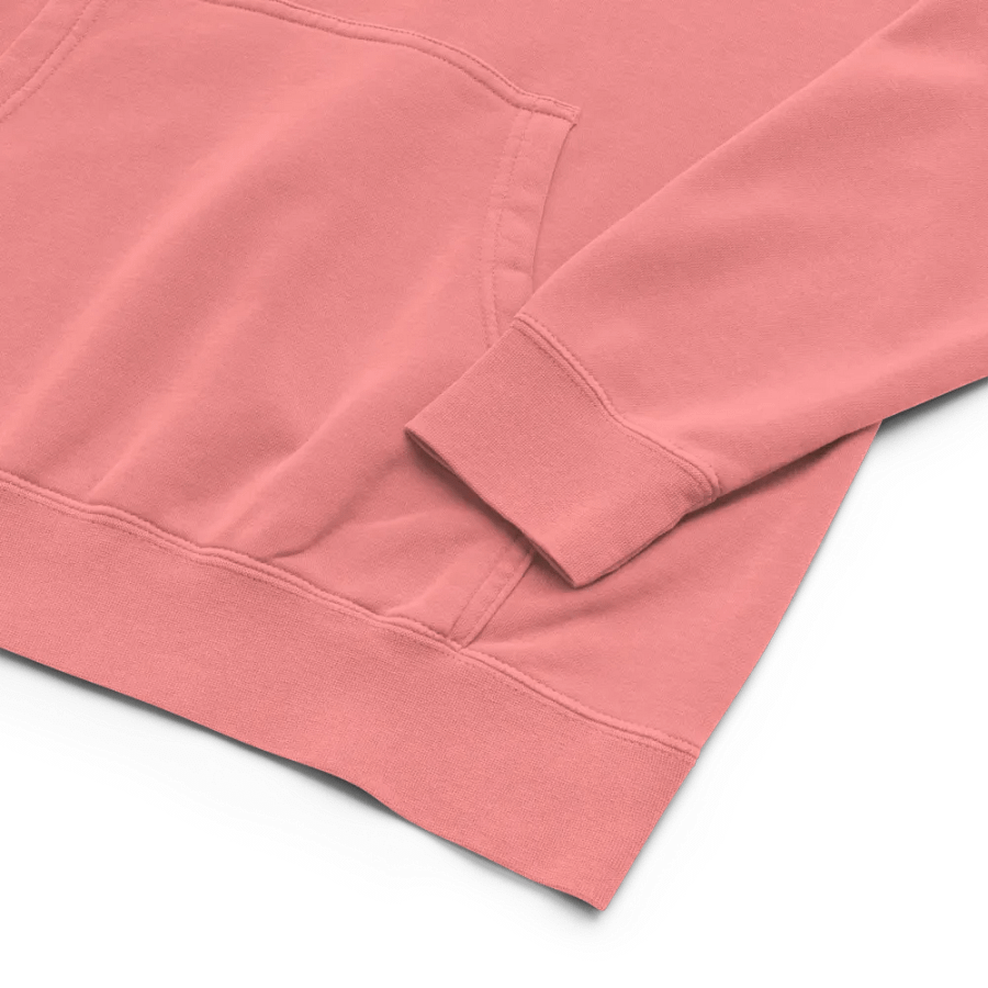 In My Head (L.C. pink bubble design 2) embroidered pigment hoodie product image (11)