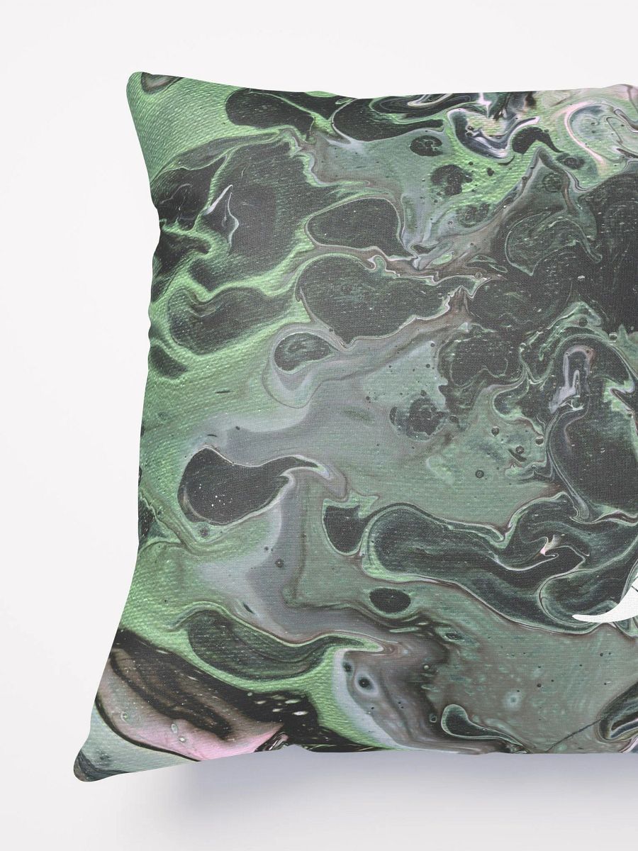 Metallic Green Fluid Acrylic Pillow product image (3)
