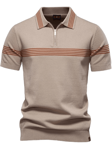 Fashion Striped Men's Business Short-sleeved Shirt product image (1)