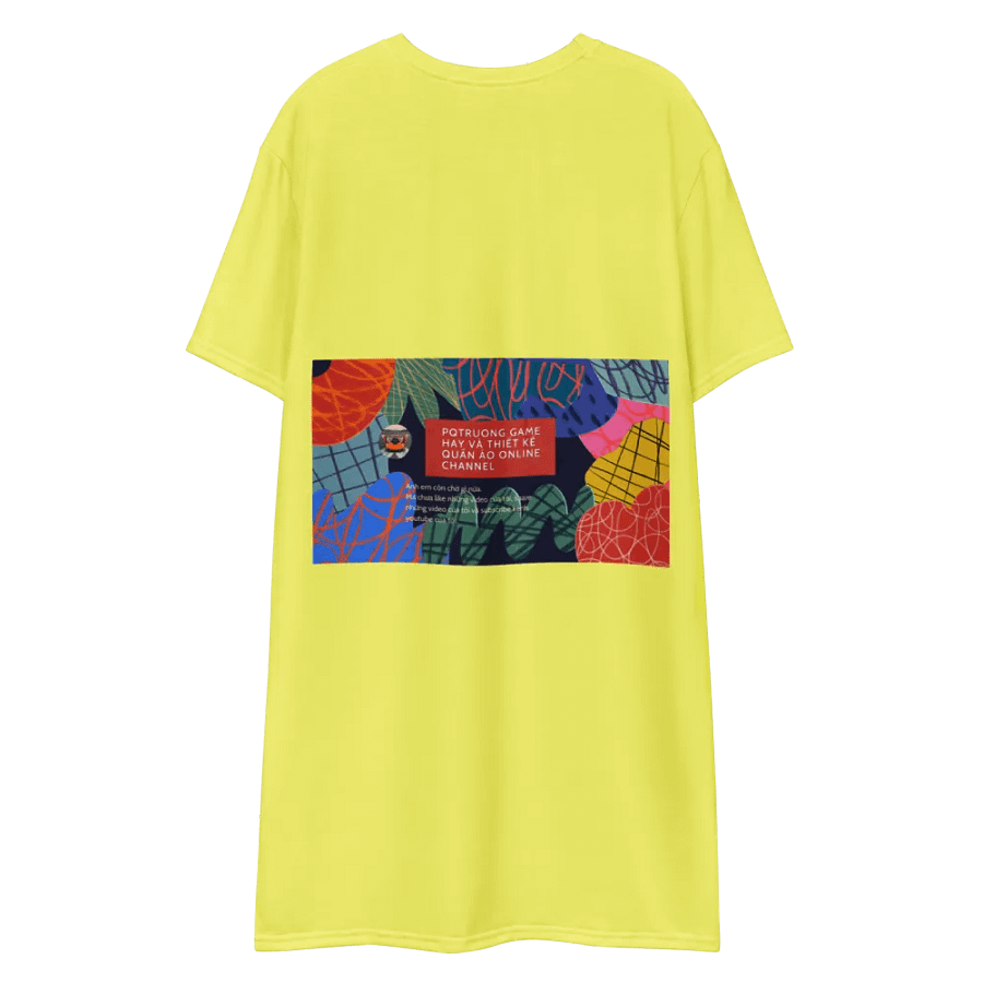 Váy thun in toàn thân/Full body printed T-shirt dress product image (7)