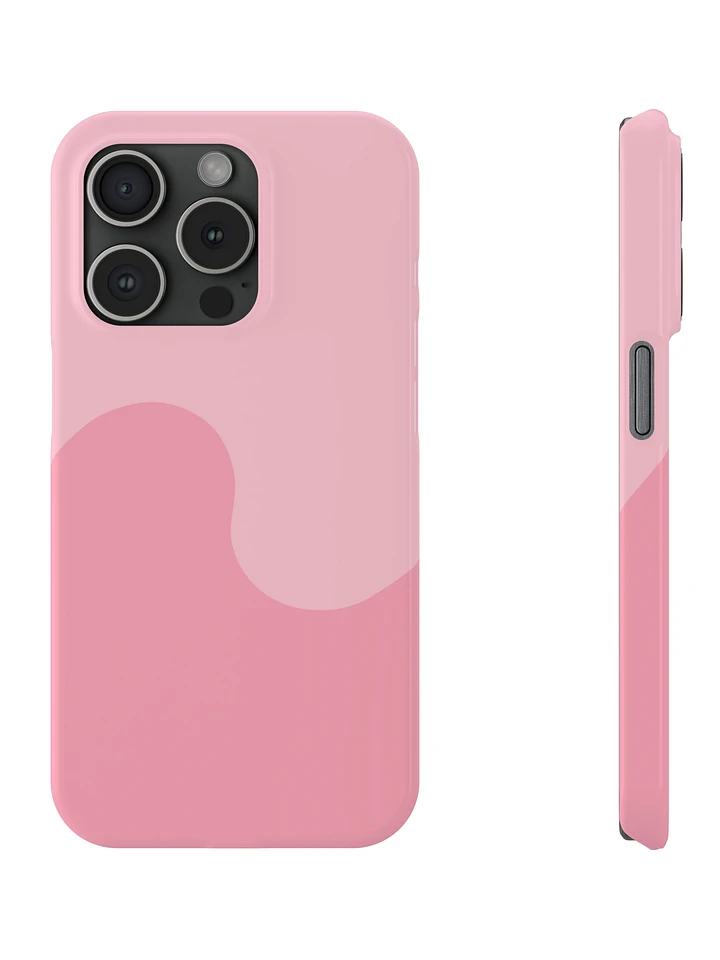 Baby Pink Minimal Wave iPhone Case product image (1)