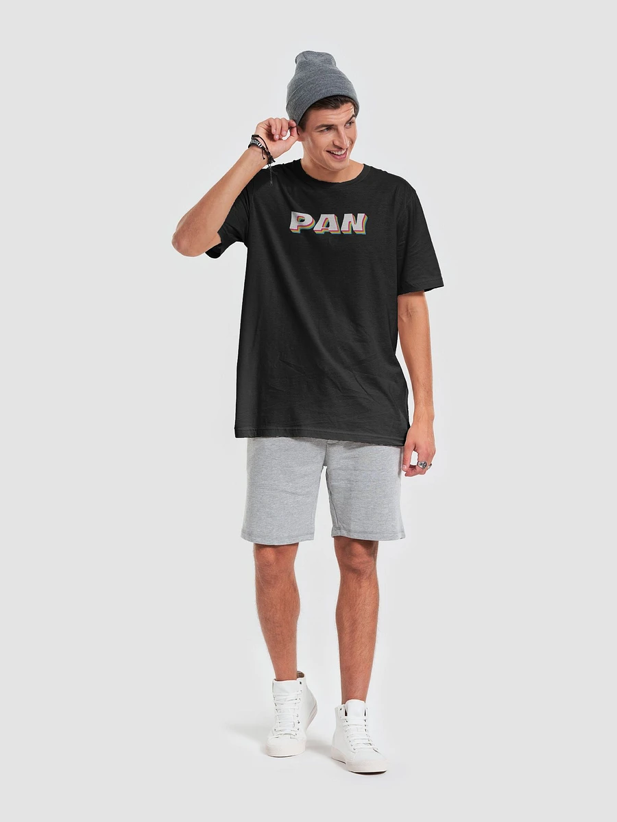 Pan Flag Retro Text T-Shirt product image (4)