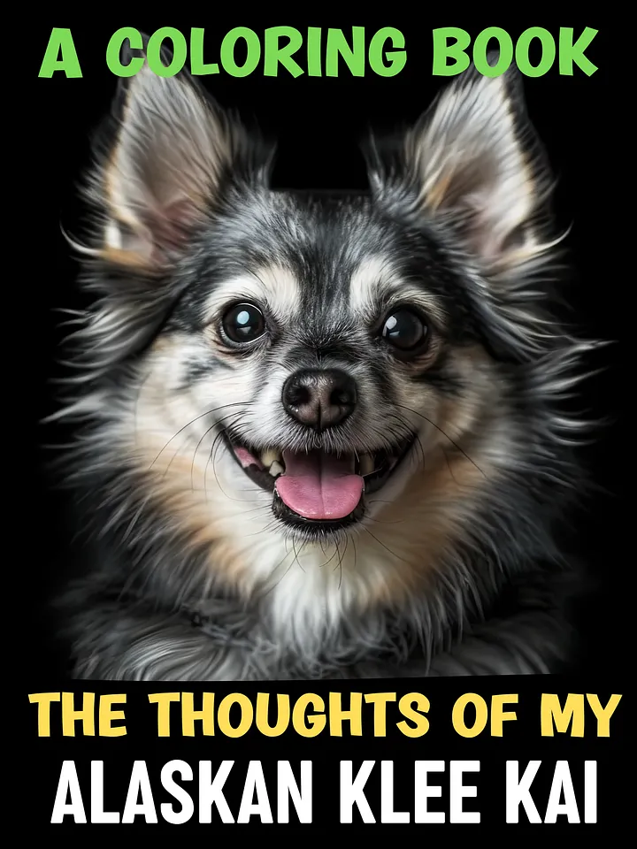 The Thoughts of My Alaskan Klee Kai: A Coloring Book product image (1)