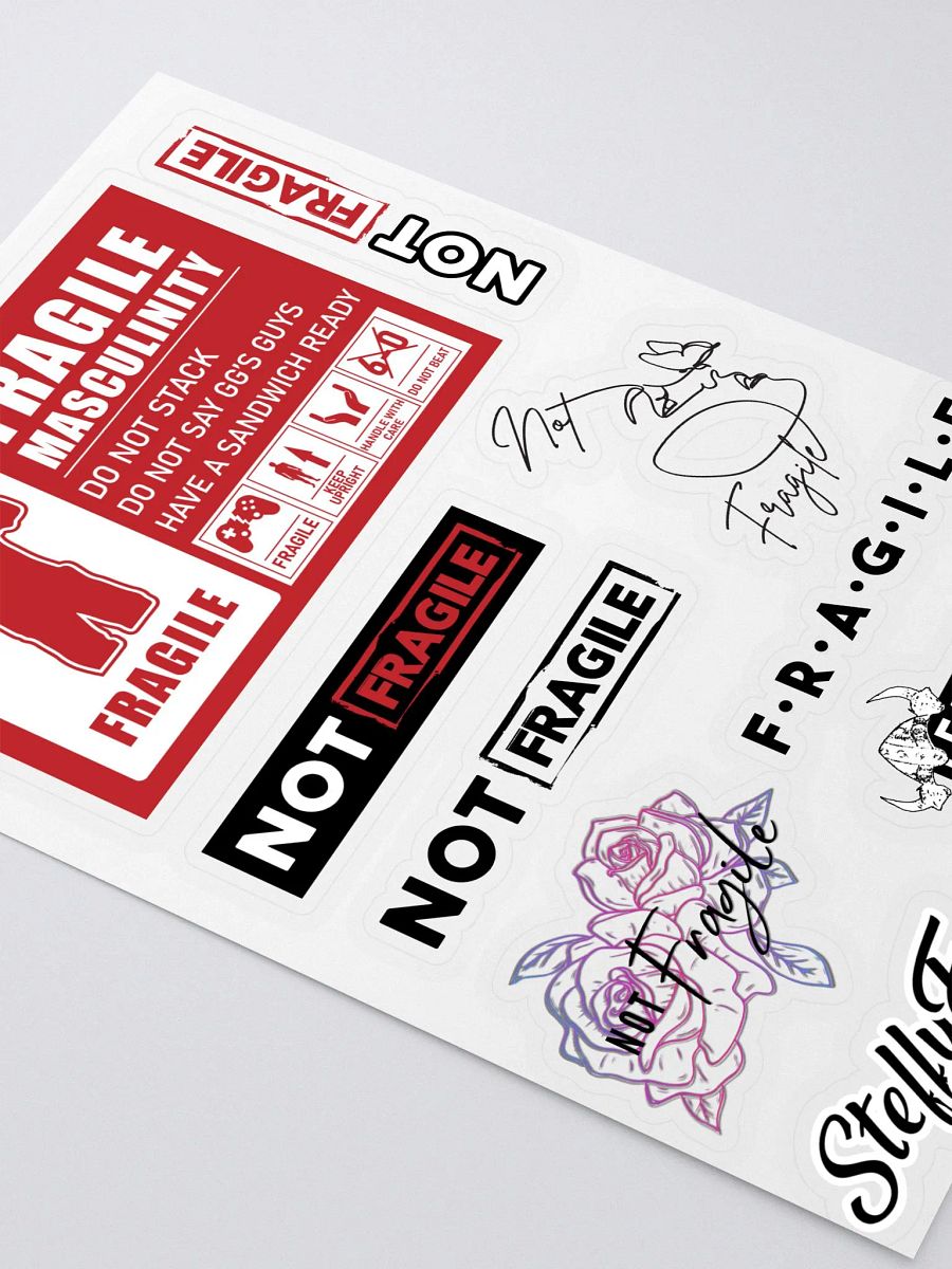 Fragile Men Sticker Sheet product image (3)