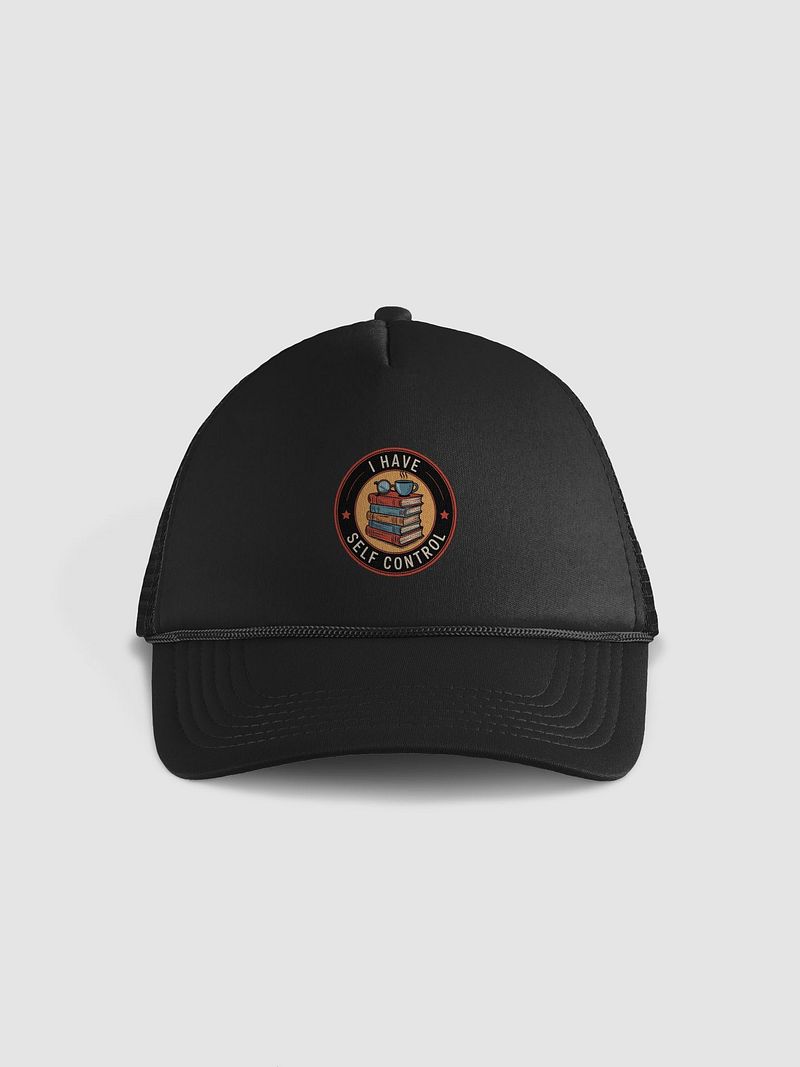 Bookworm's Self-Control Trucker Hat