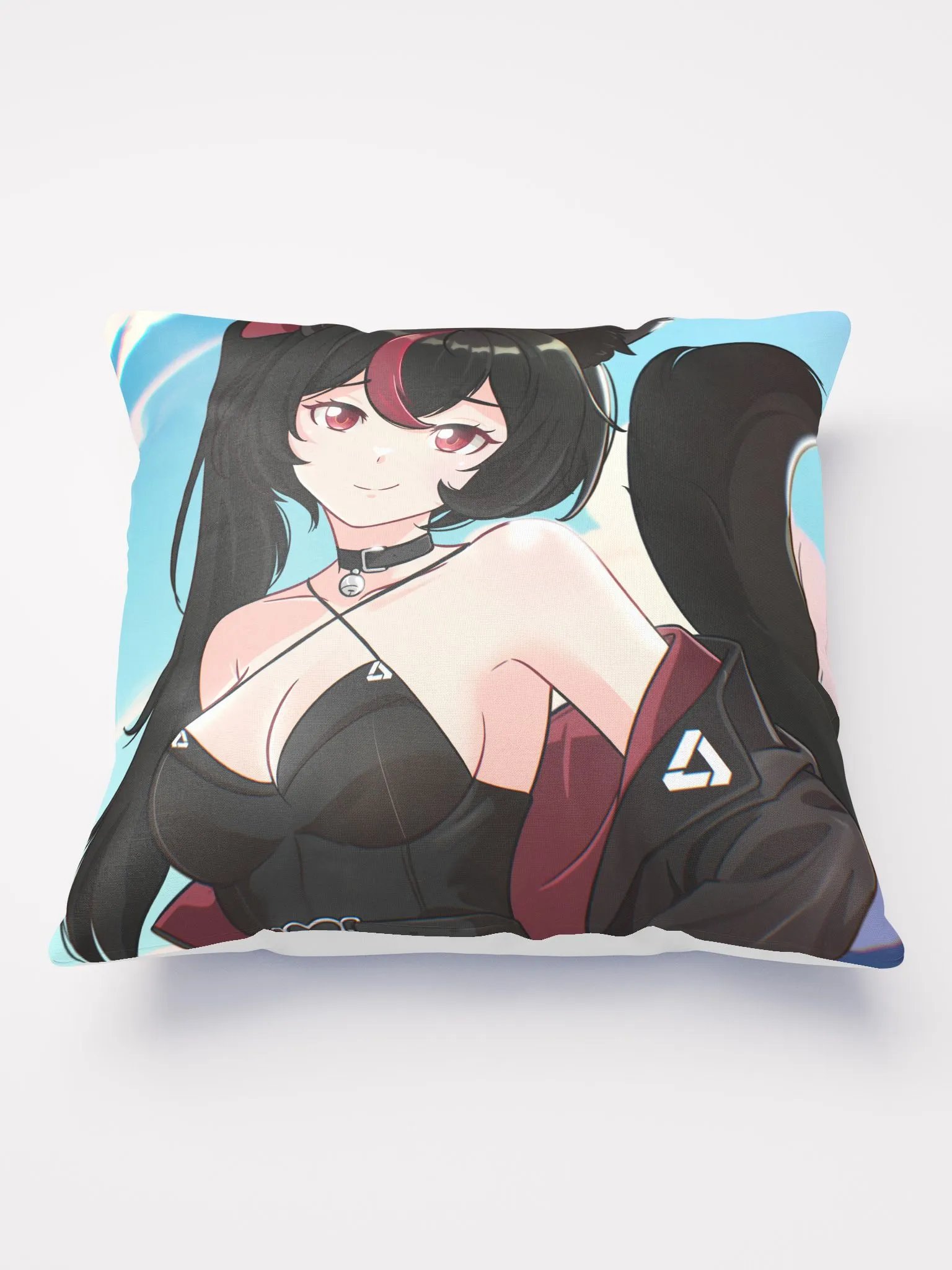 Kitsune Heart All-Over Print Pillow product image (1)