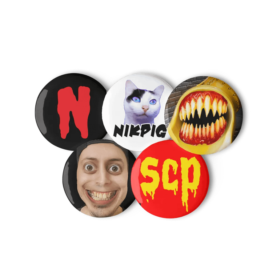 NIKPIG Set of Pin Buttons product image (11)