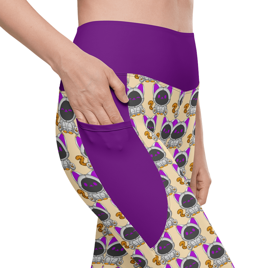 PalBot Leggings w/Pockets - Plum product image (10)