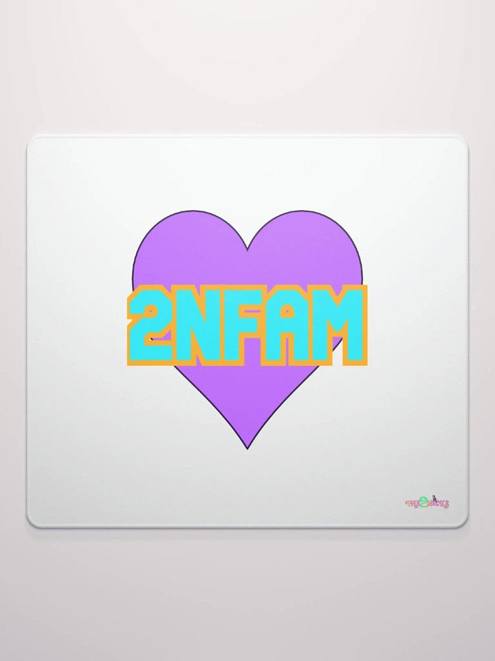 2NFAM Heart Gaming Mouse Pad (White) product image (1)