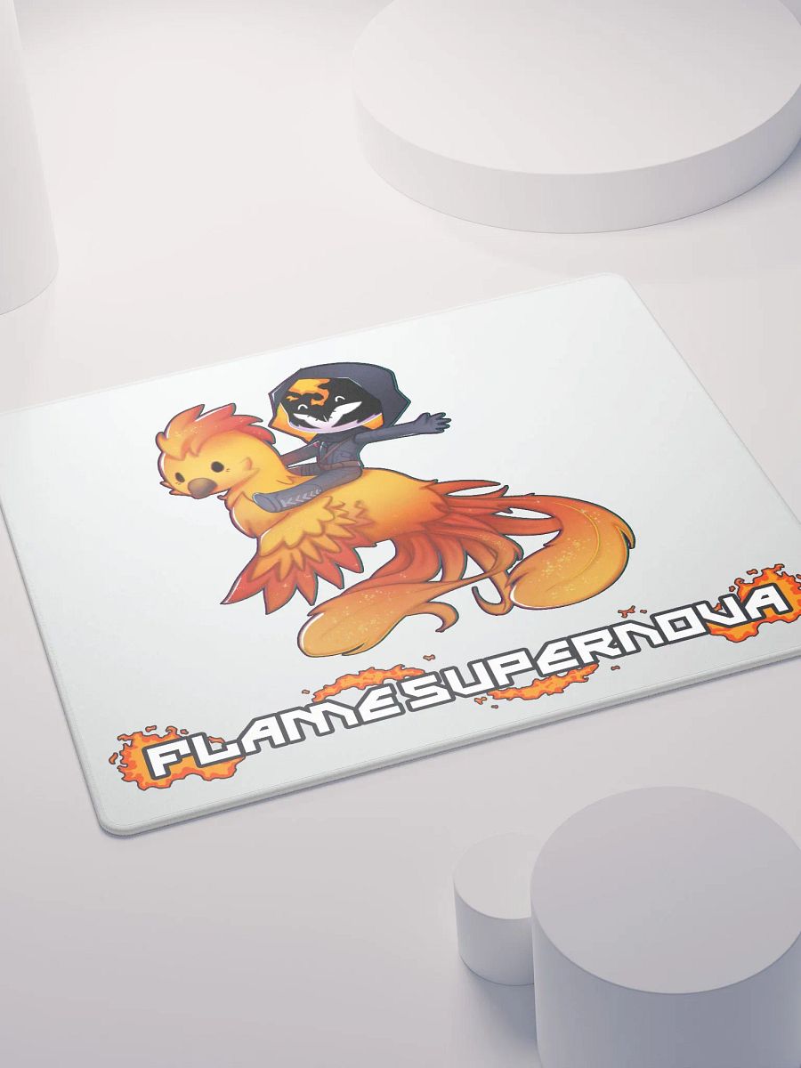 Phoenix Chibi Gaming Mousepad (White) product image (4)