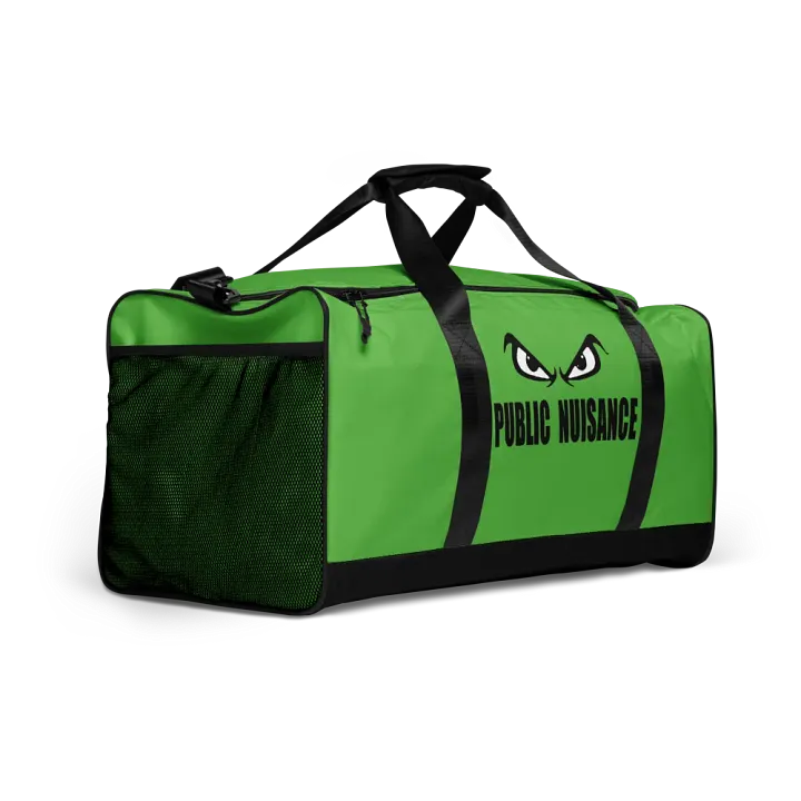 Public Nuisance: Lime Green Duffle Bag product image (2)