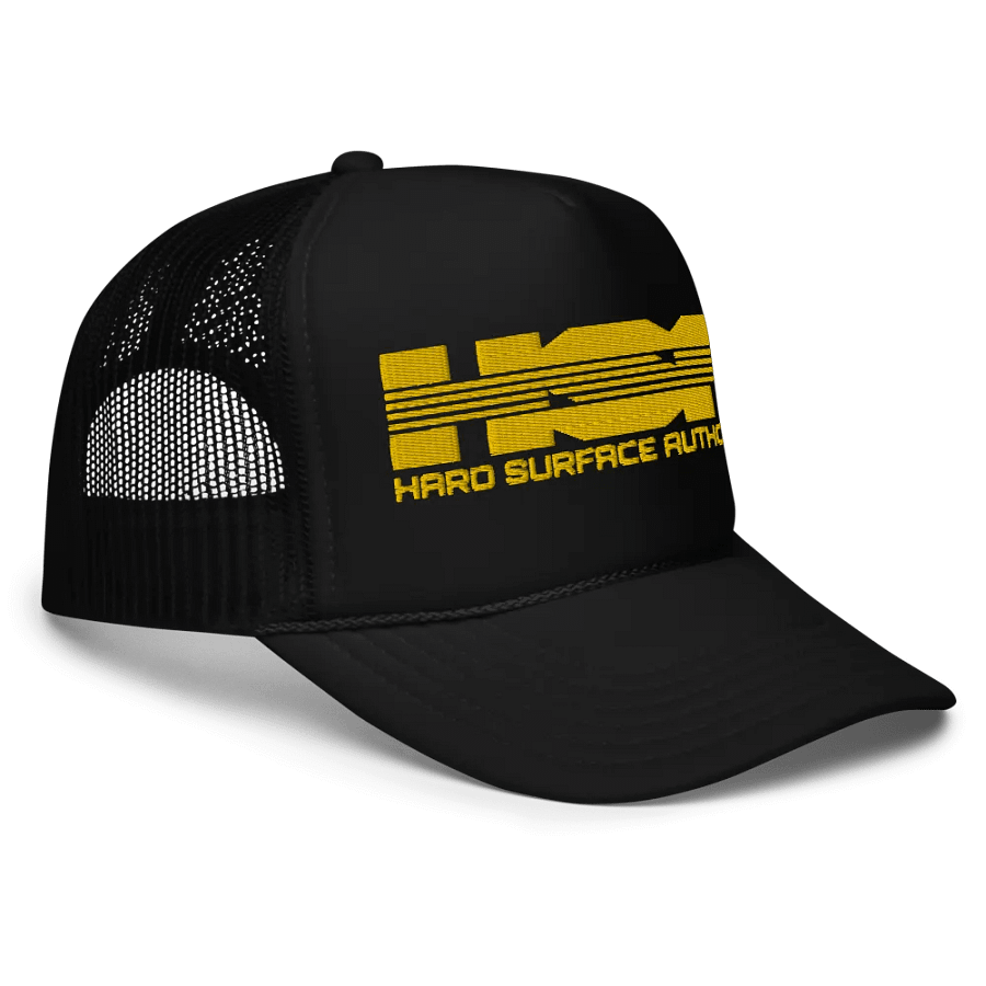 Hard Surface Authority Trucker Cap (Golden logotype) product image (3)