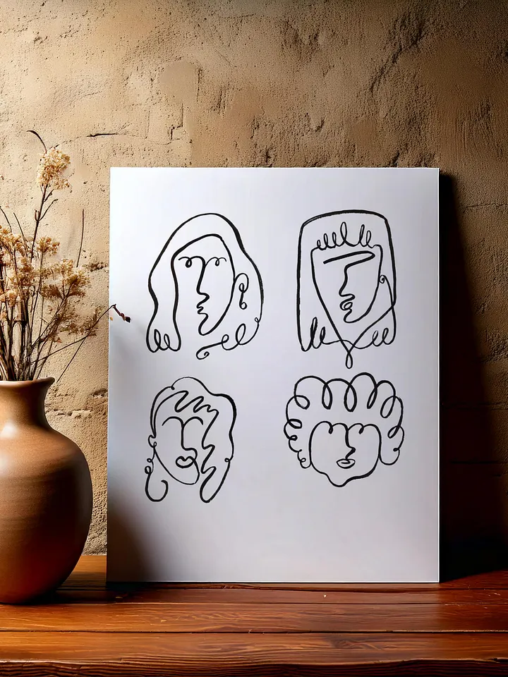 Line Girls - Giclée Fine Art Print product image (1)