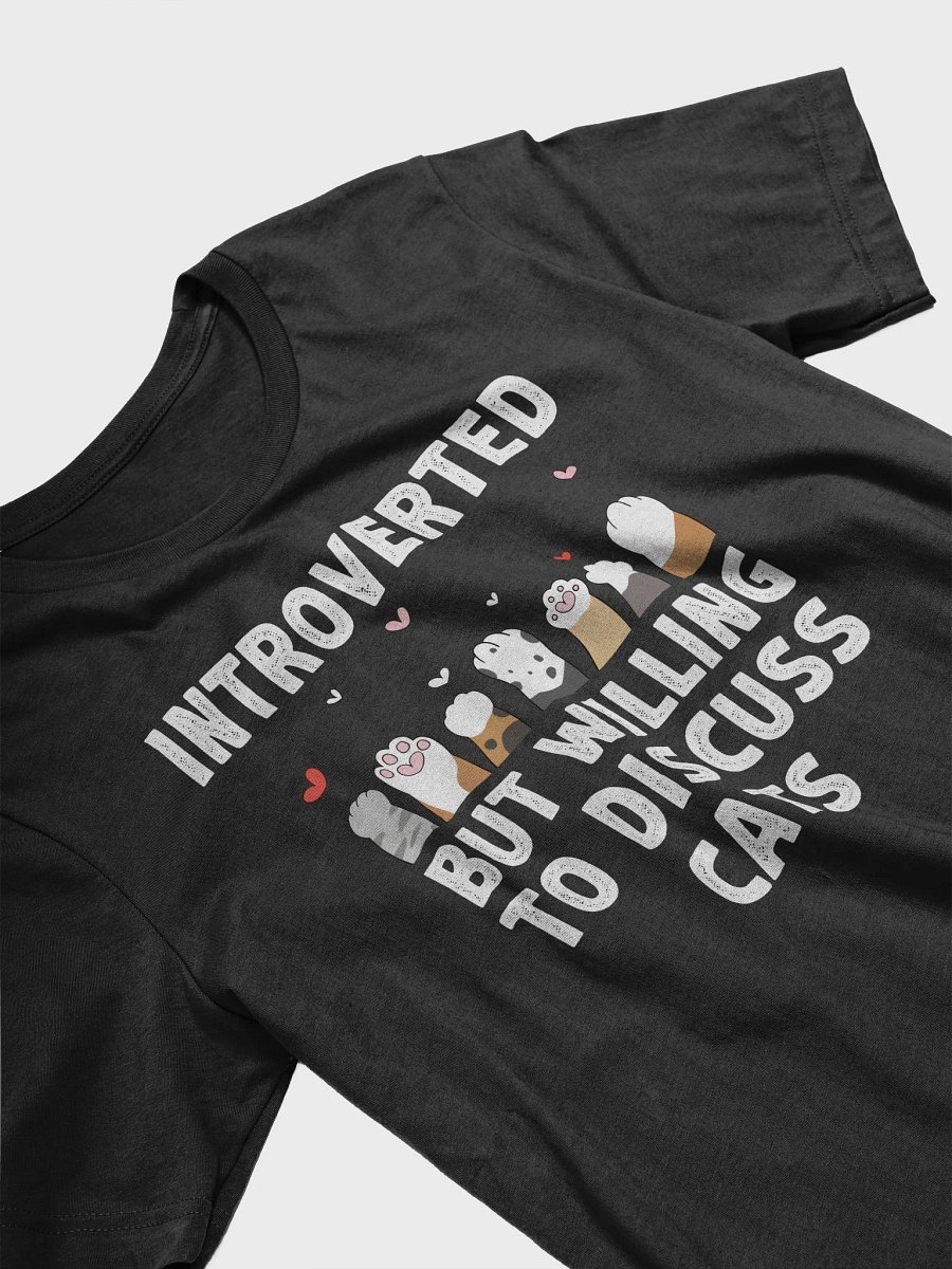 Introverted But Willing To Discuss Cats Vintage Introverts T-Shirt product image (3)