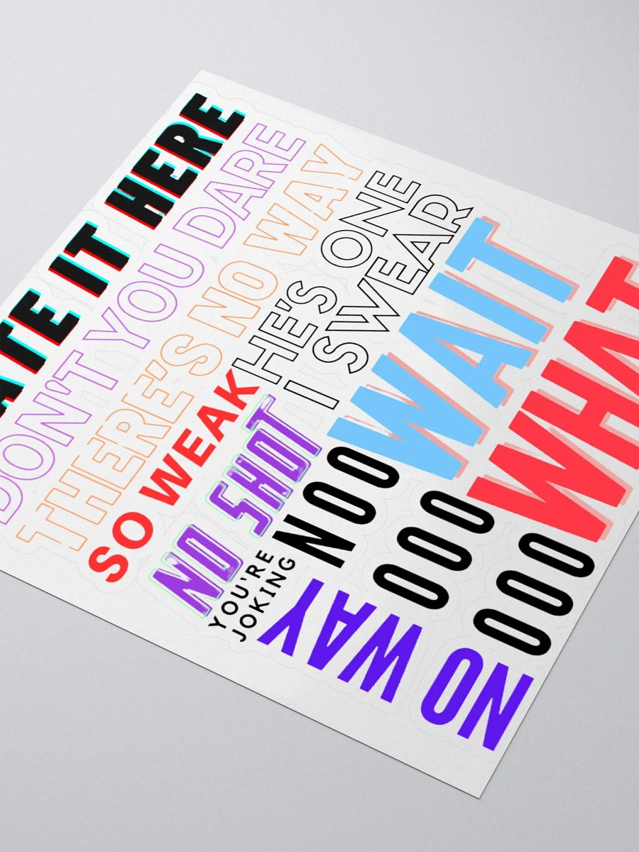GAMER TALK STICKER product image (7)
