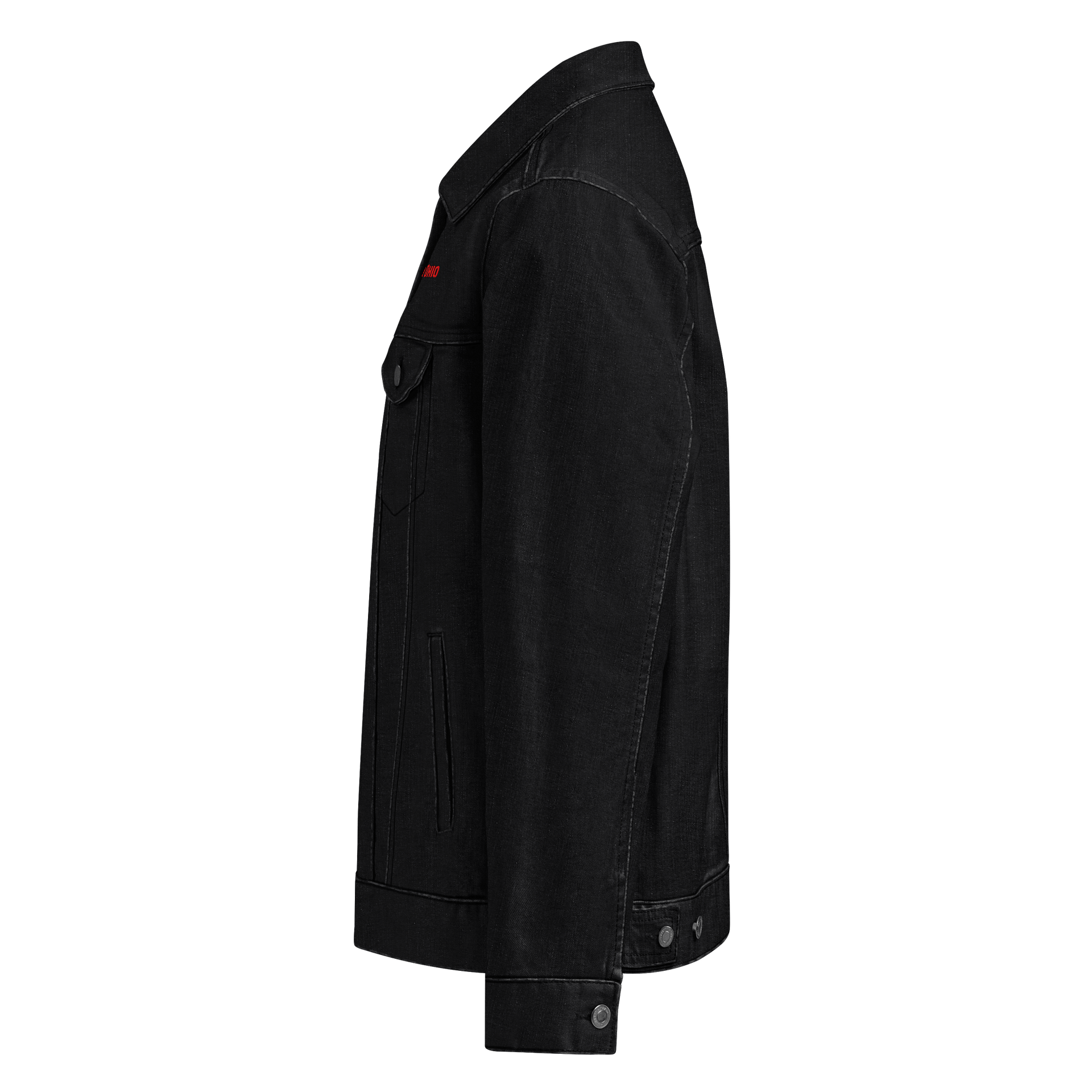 Bold Red 'TEAM OHIO' Denim Jacket product image (3)