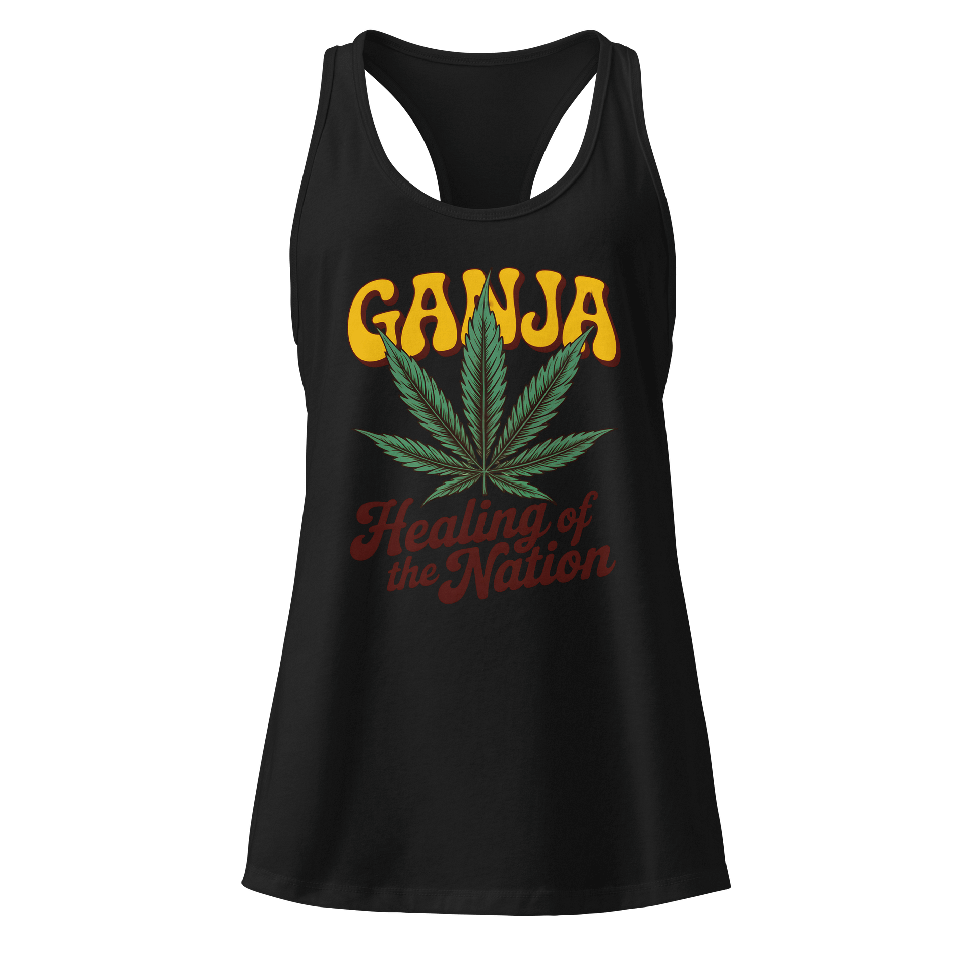 Ganja Healing Women's Racerback Tank product image (1)