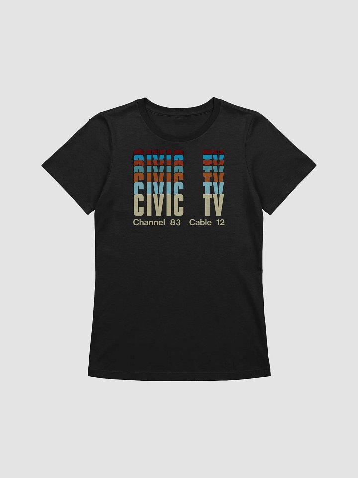 CIVIC TV Channel 83 Cable 12 Logo (Womens T) product image (1)