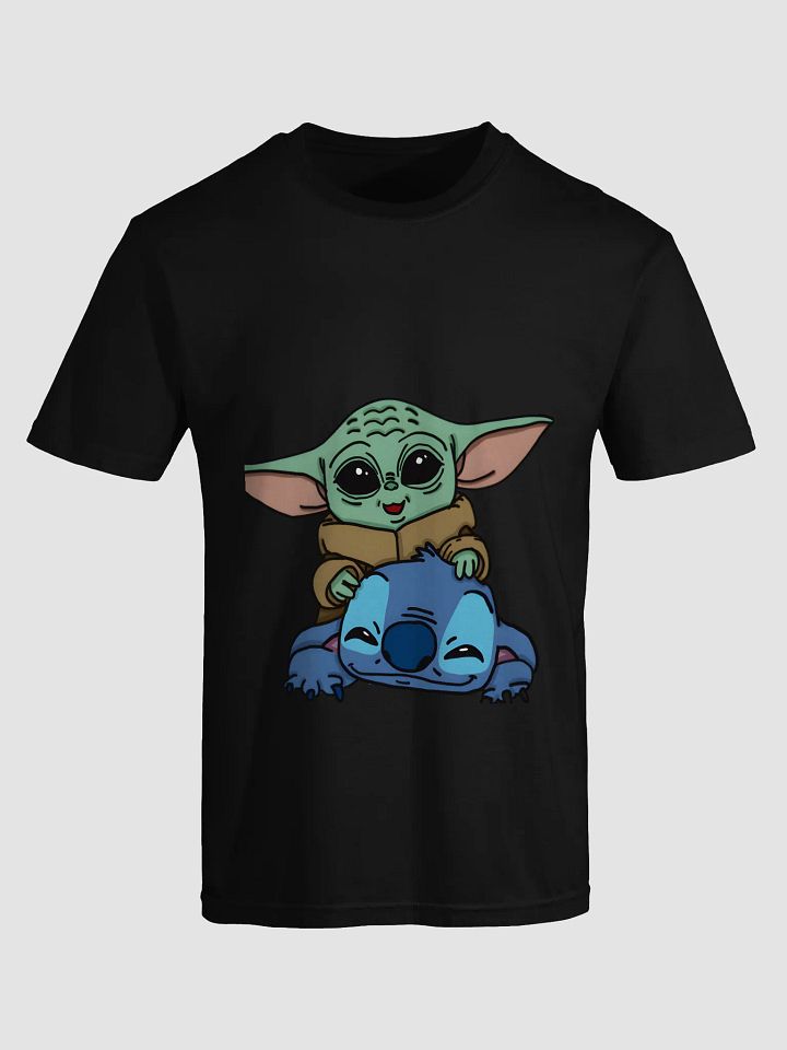 Just4FunRoy Stitch en Grogu T Shirty product image (4)