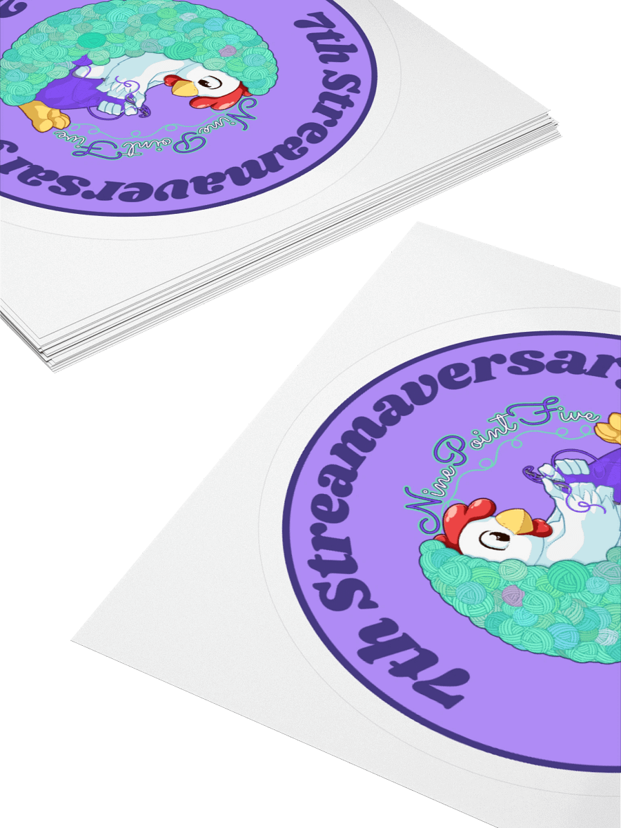 7th Streamaversary Sticker product image (10)