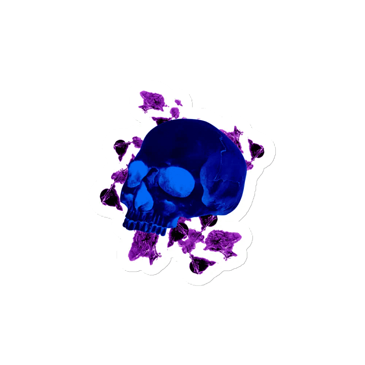 Ethereal Skull Die-Cut Magnets product image (2)