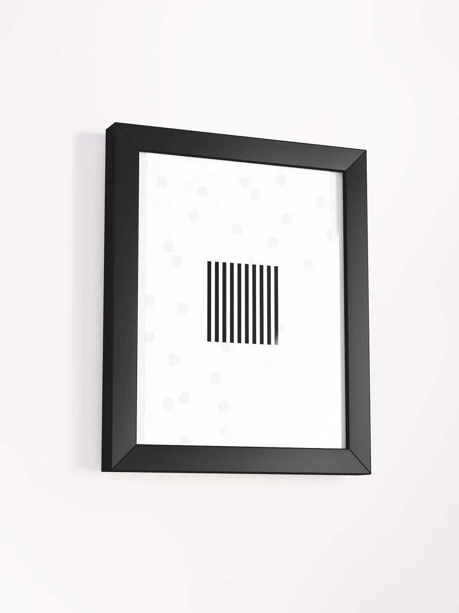 Black Lines Framed Matte Poster product image (41)