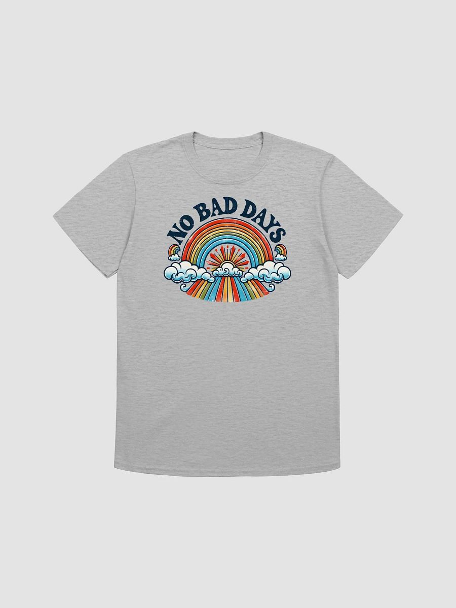 Retro 'No Bad Days' Rainbow T-Shirt product image (1)