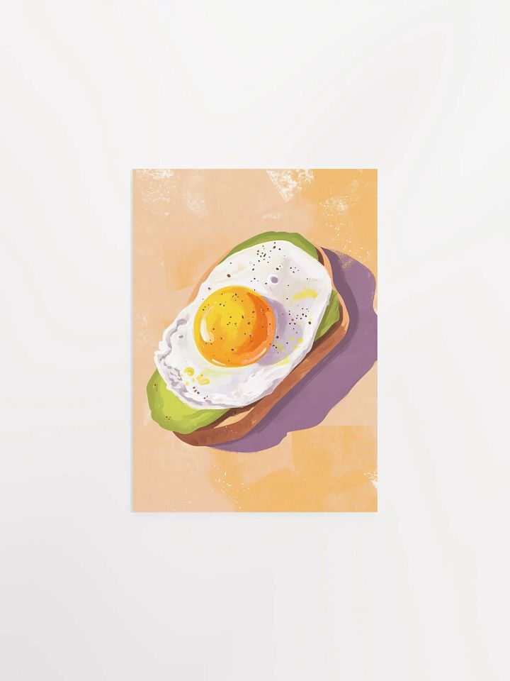 Eggcellent Avocado Toast Poster product image (2)
