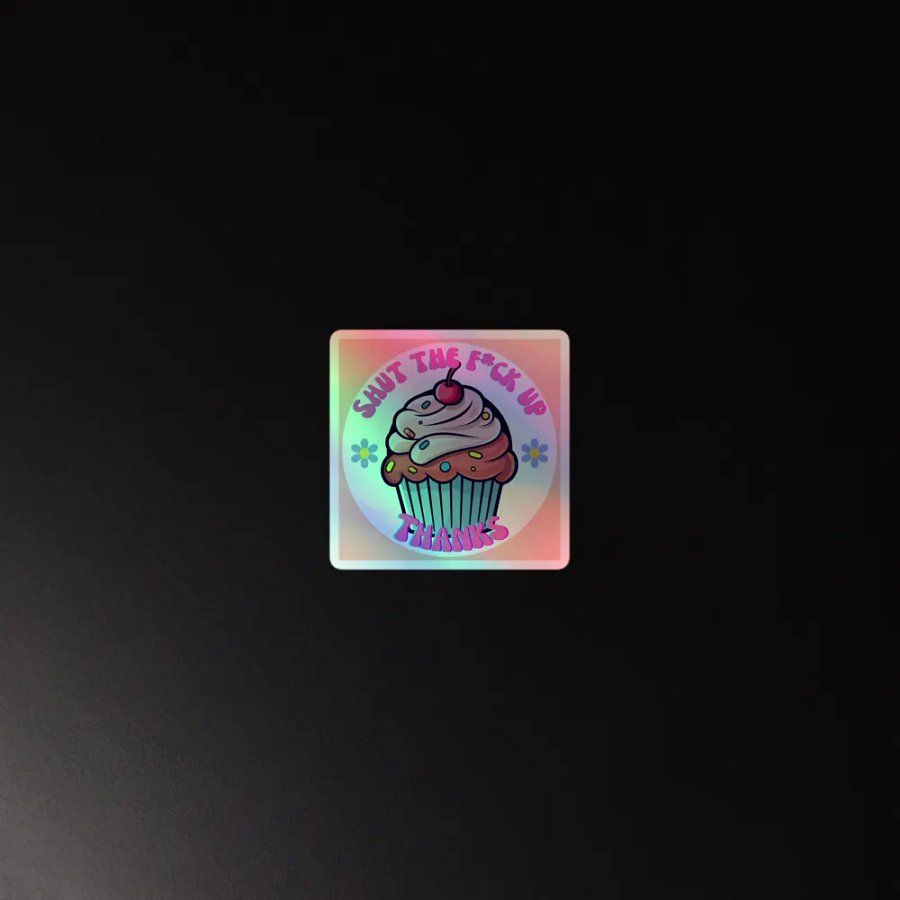 It's My STFU-Cake Holographic Sticker Sheet product image (4)